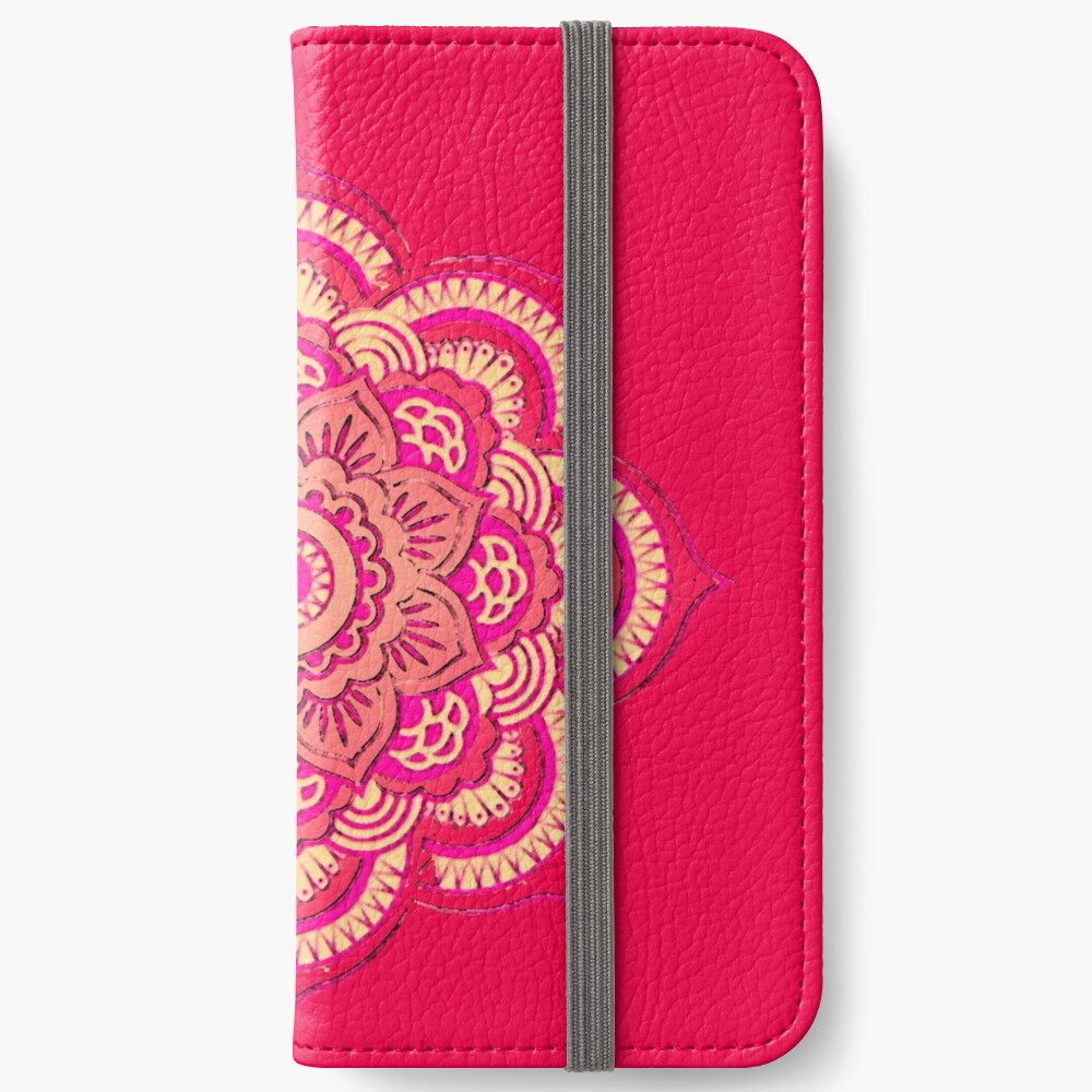 Namaste in Red iPhone Wallet