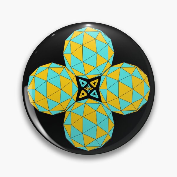 Item preview, Icosahedron Star (Y&T) designed and sold by createVisions.