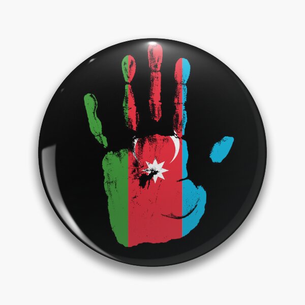 Item preview, Hand Azerbaijan Flag Palm designed and sold by rafaeltto.