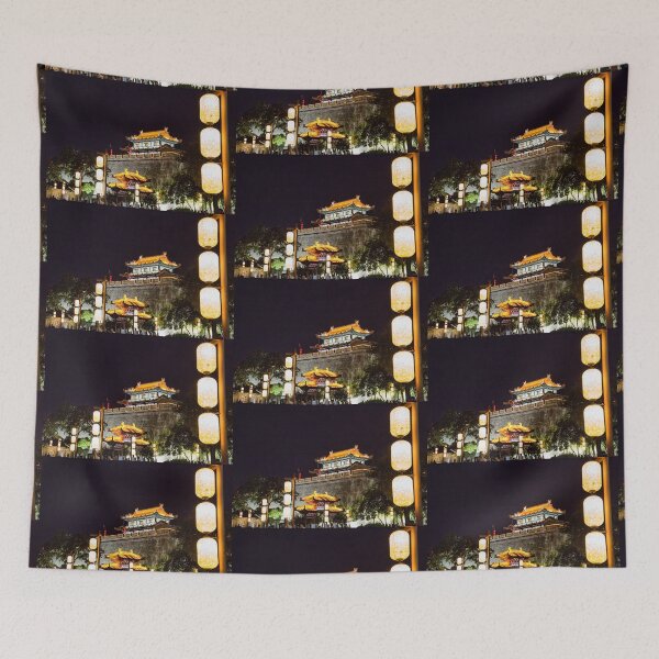 Item preview, China. Xian. Ancient City Wall. Lamp Posts. designed and sold by vadim19.