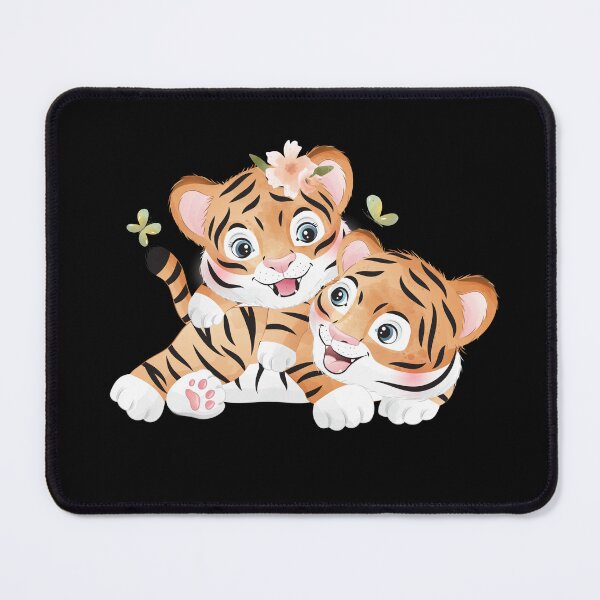 Item preview, Baby Tigers, Tiger Lover Kids Girls Gift Flower, Funny Tiger designed and sold by Waleedw.