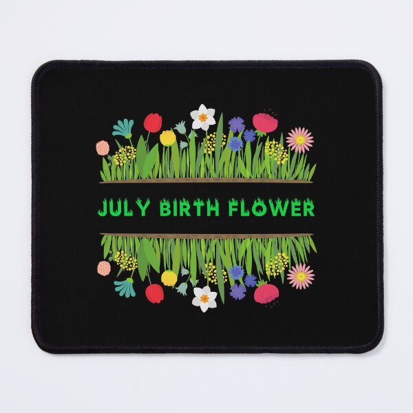 Item preview, July birth flower designed and sold by The Love Quill.