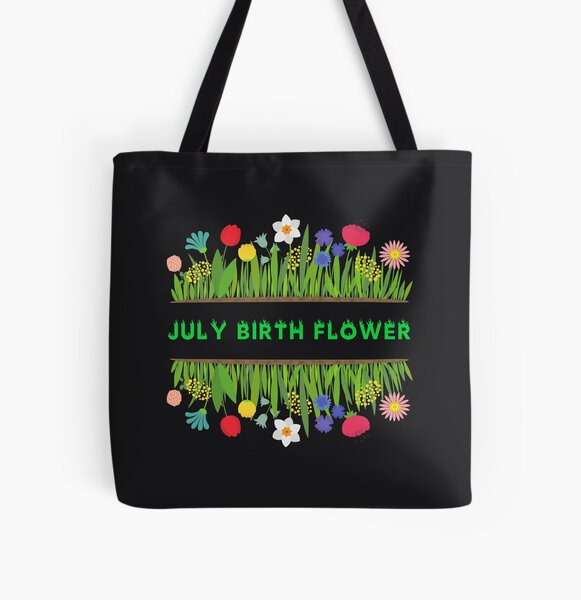 Birthday Blossom Tote Bag - January Carnation – BirthdayBlossoms