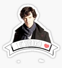 I am Sherlocked Sticker