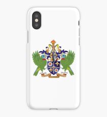 Saint Lucia Coat of Arms iPhone Case