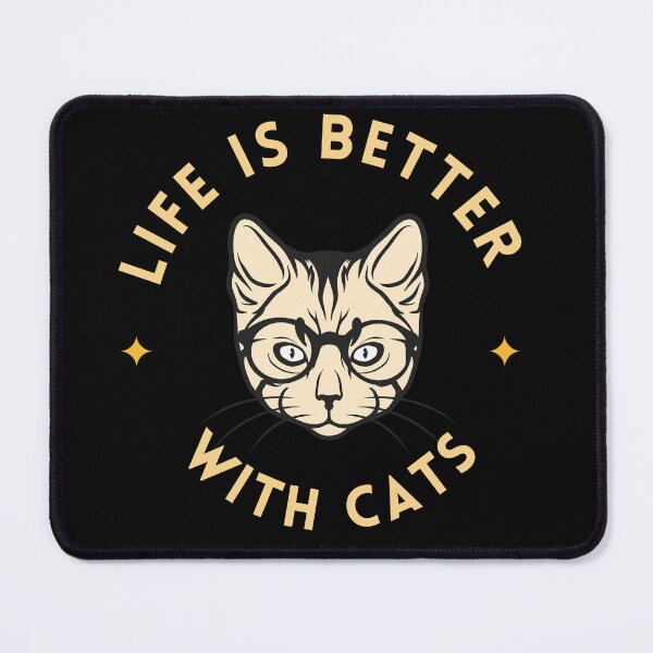 Item preview, Life is better with cats designed and sold by RICK00.