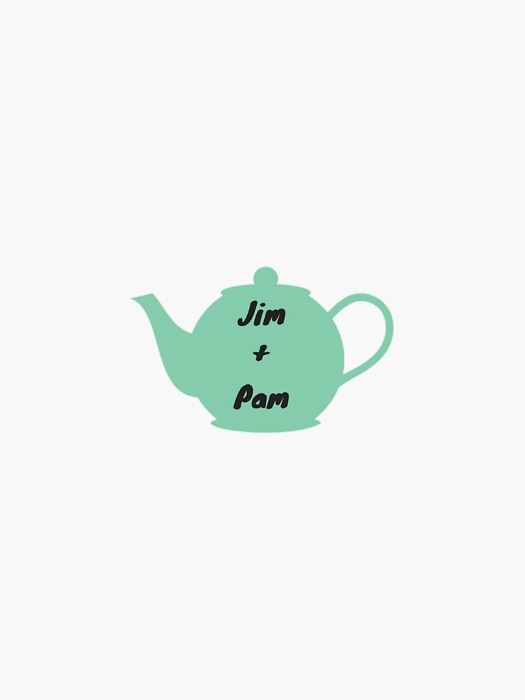 "The Office Teapot" Sticker for Sale by evamuir Redbubble