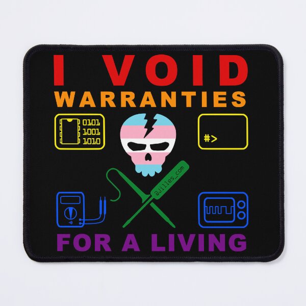 Item preview, I VOID WARRANTIES FOR A LIVING - LGBTI designed and sold by Jilles Groenendijk.