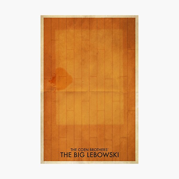 Item preview, The Big Lebowski Minimal Poster designed and sold by timcostello.
