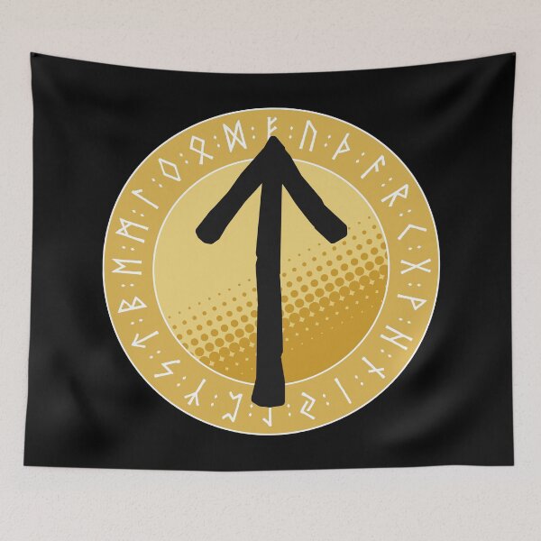 Item preview, Viking Runes and Runic Symbols - Tiwaz (Victory) designed and sold by iscaStudioArt.