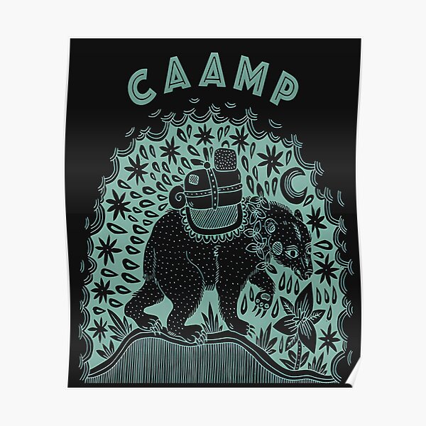 Caamp bear classic Poster