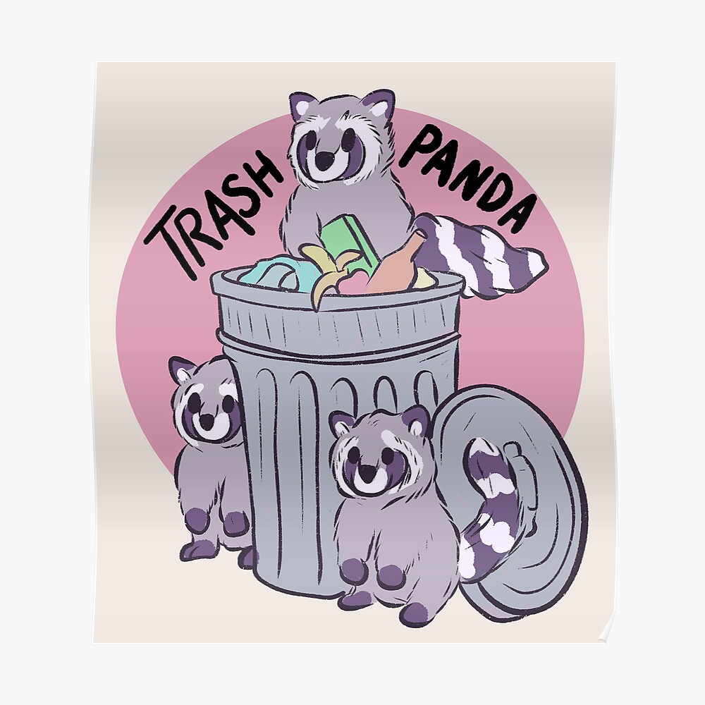 Trash Panda Vinyl Sticker