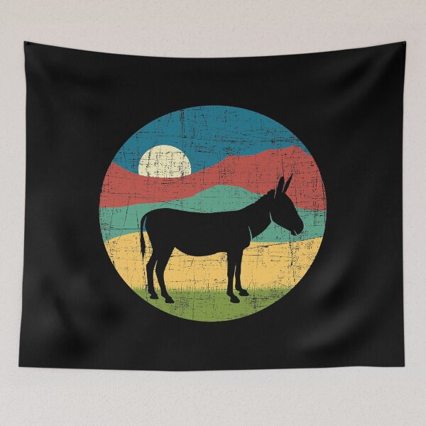 Item preview, Donkey Silhouette Funny Zookeeper Mule Animal Lover designed and sold by Bemumd-art.