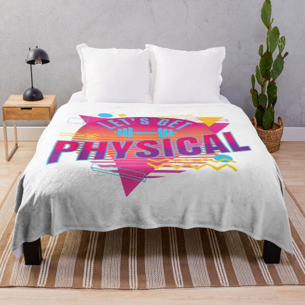 Item preview, Lets get physical  Totally Rad 90s Style Workout Gym Retro Classic  designed and sold by spangzawiatruq.