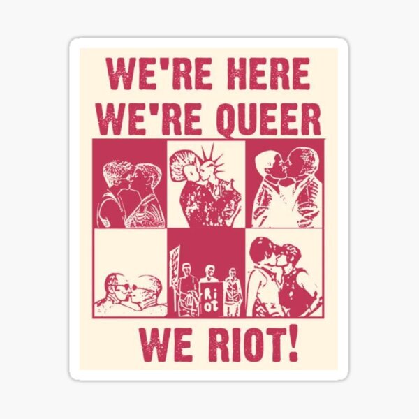 Artikel-Vorschau von Wir sind hier, wir sind queer, wir randalieren, designt und verkauft von tasshop.