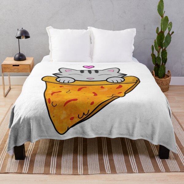 Item preview, Happy Pizza Cattowen designed and sold by PatrickWeidle.