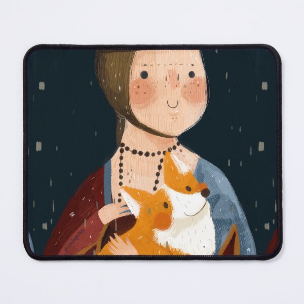 Item preview, Lady with err...it's a corgi! designed and sold by lisasaputra.