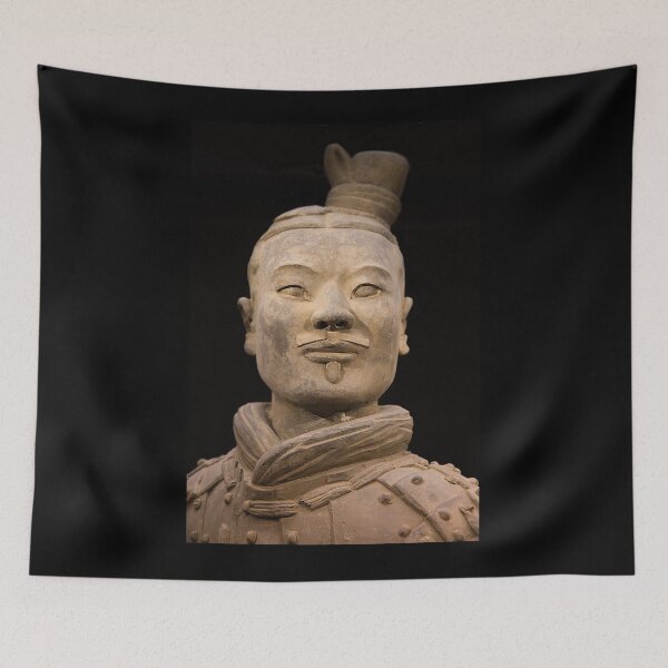 Item preview, China. Xian. Terracotta Army. Kneeling Archer. Detail. designed and sold by vadim19.