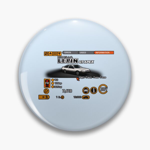 Item preview, Gran Turismo 2  Used Car Purchase Screen  Toyota Corolla   designed and sold by HINDEWIND.