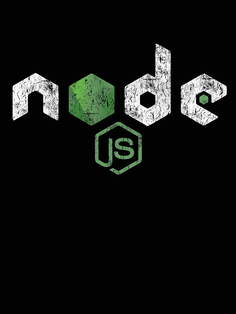 Thumbnail 4 of 4, Relaxed T-Shirt, Vintage Distressed NodeJS JavaScript Programmer designed and sold by vladocar.