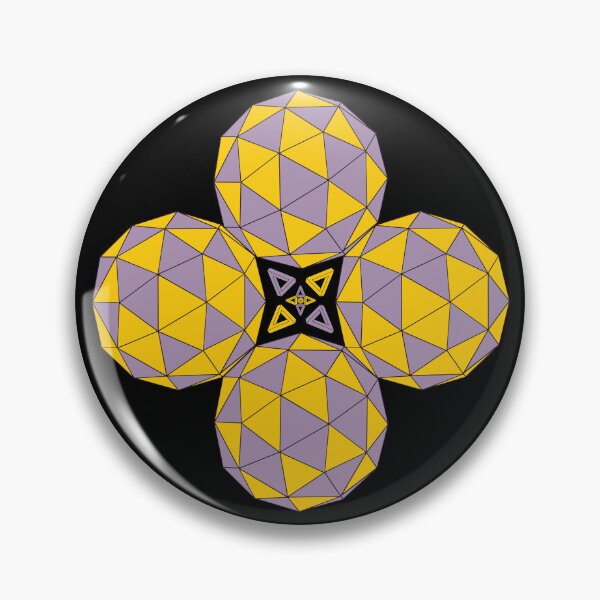 Item preview, Icosahedron Star (Y&V) designed and sold by createVisions.