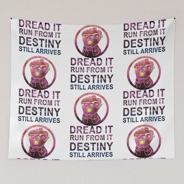 Item preview, Dread it run from it Destiny still arrives, funny, cool, superhero, hero, movie, film designed and sold by April Gutmann.