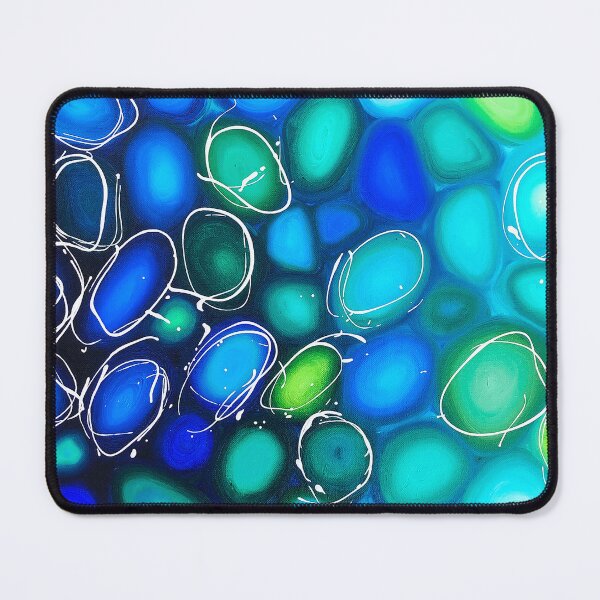 Item preview, Blue And Green Pebbles - Landscape Design. designed and sold by DavidClareArt.