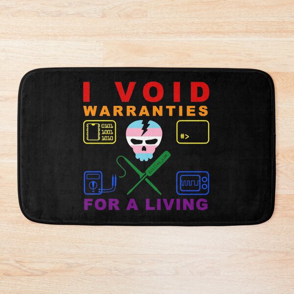 Item preview, I VOID WARRANTIES FOR A LIVING - LGBTI designed and sold by Jilles Groenendijk.