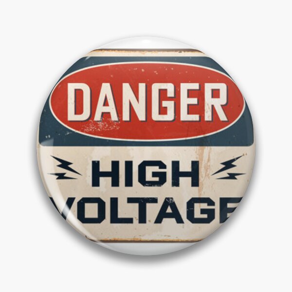 Item preview, DANGER: HIGH VOLTAGE - T-shirt, pillow, cover, skin & others designed and sold by TheyCallMeCCV.