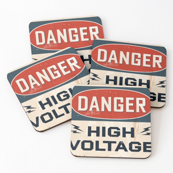 Item preview, DANGER: HIGH VOLTAGE - T-shirt, pillow, cover, skin & others designed and sold by TheyCallMeCCV.