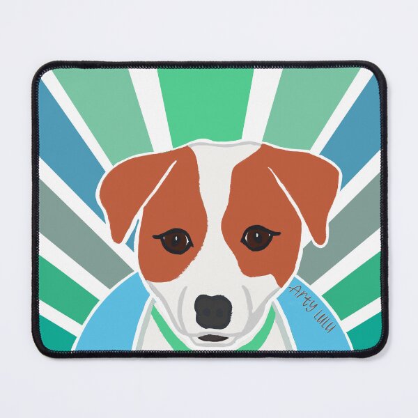 Item preview, Jack Russell Terrier Pup - Turquoise designed and sold by artylulu.