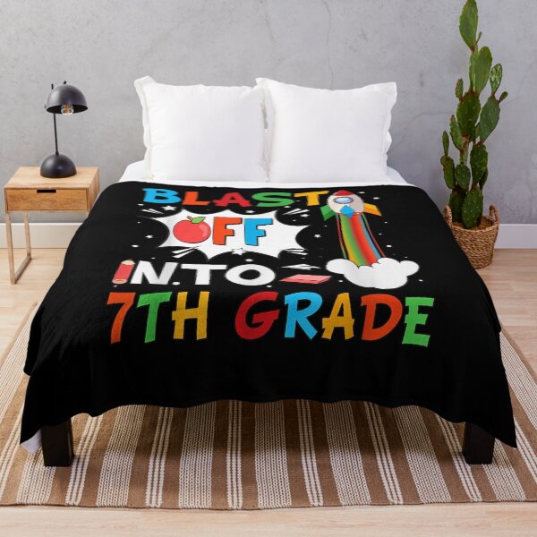 Item preview, Blast Off Into 7th Grade First Day Of School 7th Grade Kids  designed and sold by aumarian.