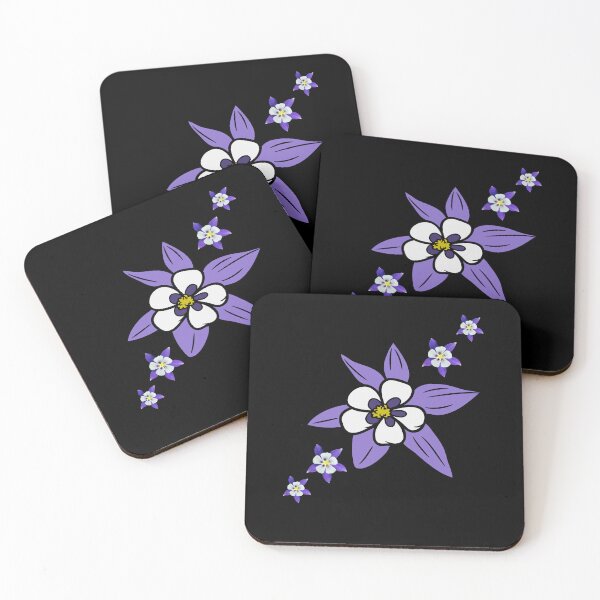 Item preview, Columbine flower designed and sold by The Love Quill.
