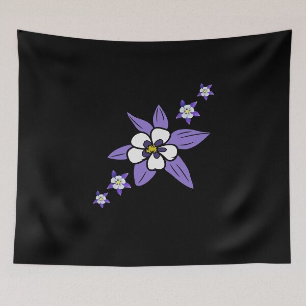 Item preview, Columbine flower designed and sold by The Love Quill.