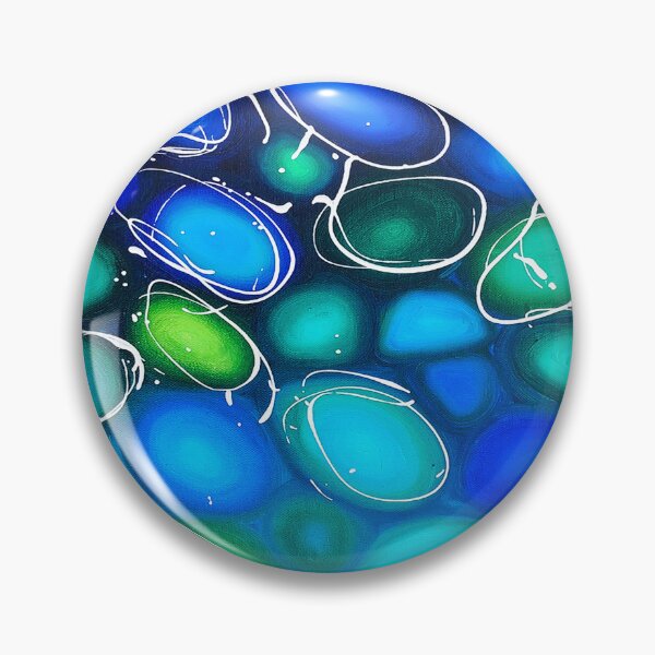 Item preview, Blue And Green Pebbles - Portrait Design. designed and sold by DavidClareArt.
