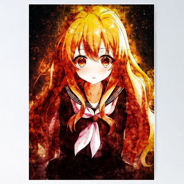 Ryuuji Takasu Toradora Anime Girl Waifu Fanart Poster for Sale by