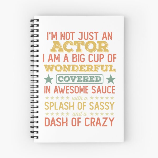 Item preview, I'm Not Just An Actor, Funny Actor Saying, Vintage designed and sold by LucyPieper.