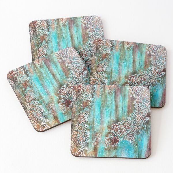 Item preview, Mixed Media Texture Faux Woodgrain Patina Paint Art Grunge Photography designed and sold by ArticLotusShop.
