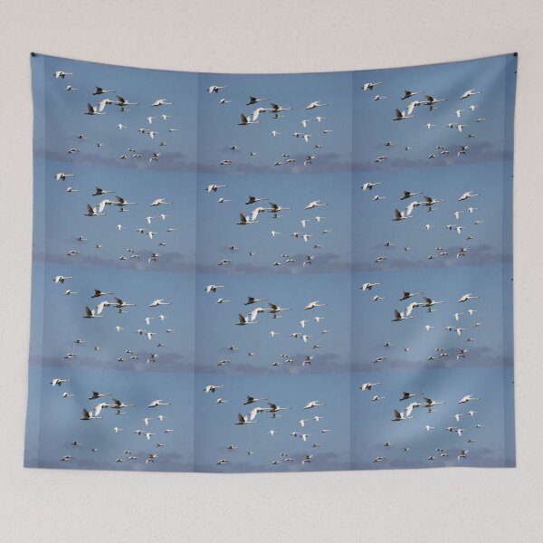 Item preview, Mute Swans in Flight designed and sold by Jo Nijenhuis.
