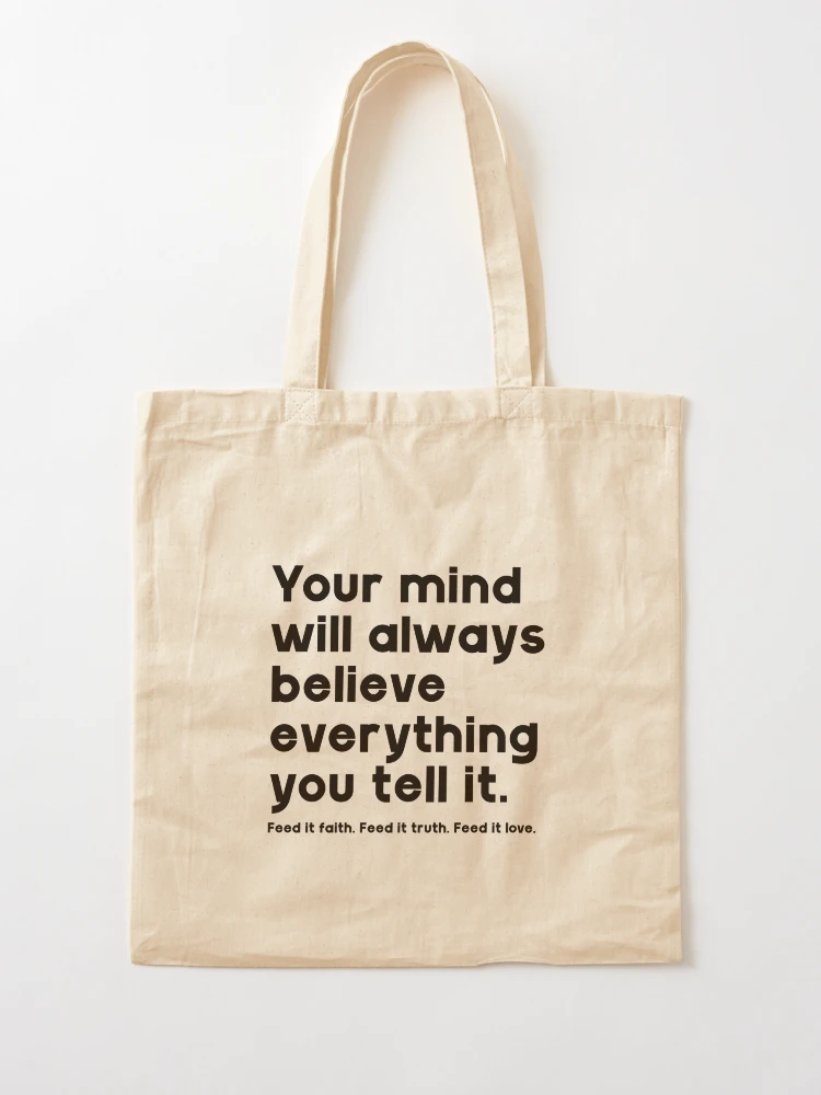 Feed Your faith Tote Bag Feed Your faith Tote Bag