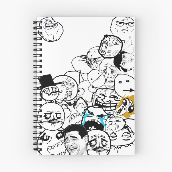 Item preview, Rage Face Pattern designed and sold by Flowchart.