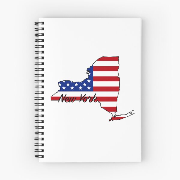 Item preview, New York -- US State (flag-map)  designed and sold by ArchitectGrubb.