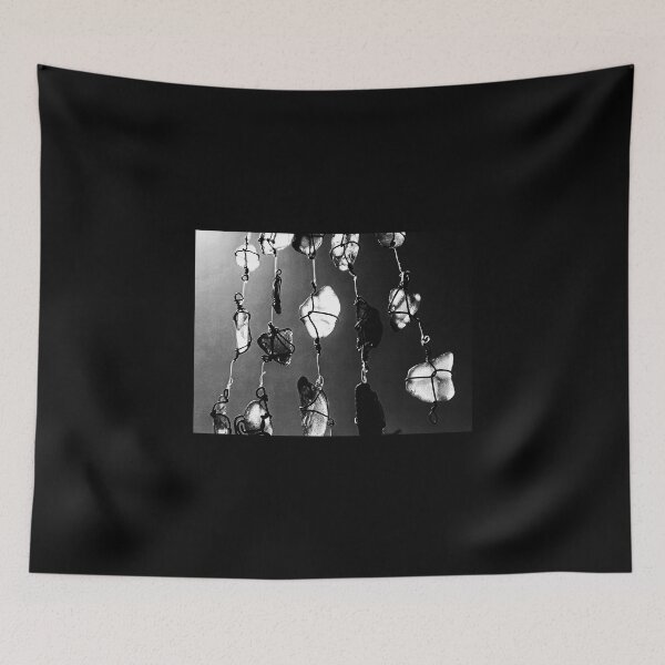 Item preview, Sea Glass Suncatcher - Black and White Photo - Beachy Décor Hanging Sunlit Sea Glass Pieces designed and sold by Beachy.