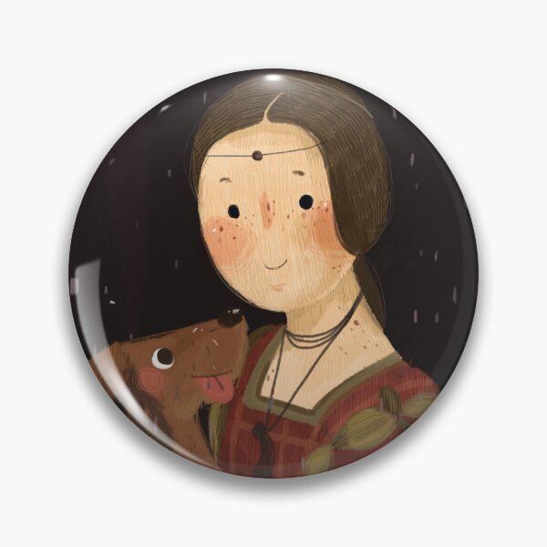 Item preview, La Belle Ferronniere and woof! designed and sold by lisasaputra.