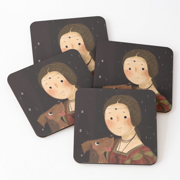 Item preview, La Belle Ferronniere and woof! designed and sold by lisasaputra.