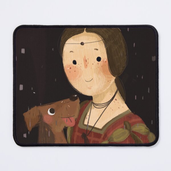 Item preview, La Belle Ferronniere and woof! designed and sold by lisasaputra.