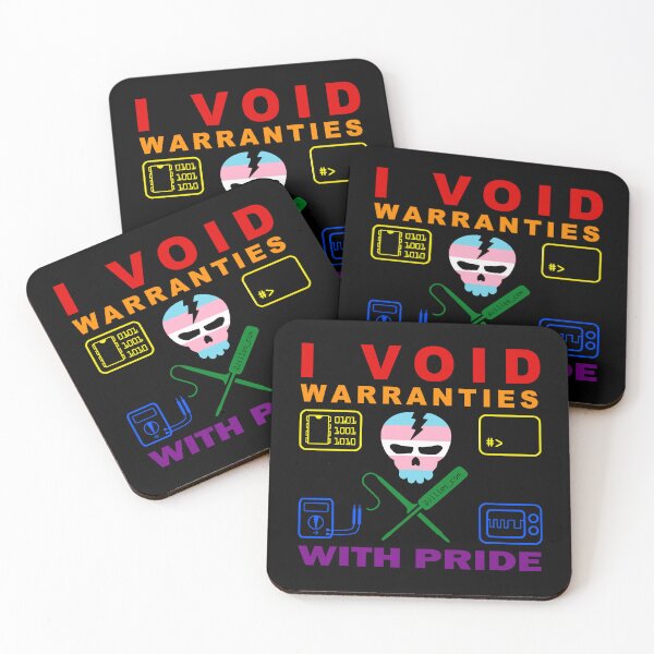 Item preview, I VOID WARRANTIES WITH PRIDE - LGBTI designed and sold by Jilles Groenendijk.