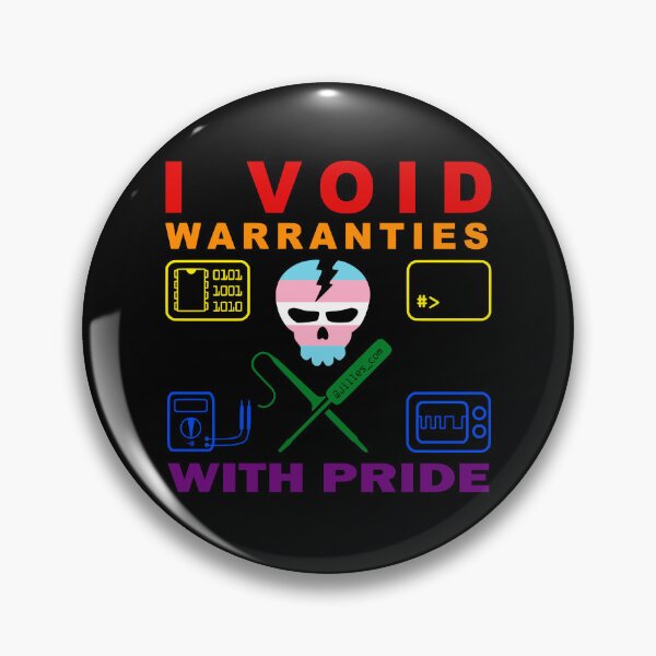 Item preview, I VOID WARRANTIES WITH PRIDE - LGBTI designed and sold by Jilles Groenendijk.