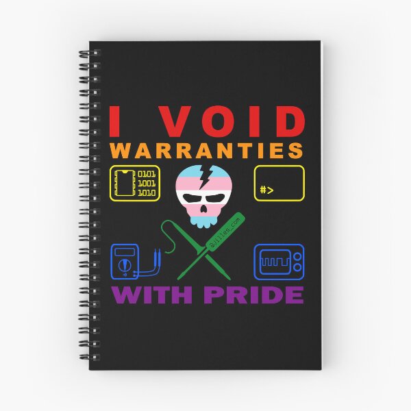 Item preview, I VOID WARRANTIES WITH PRIDE - LGBTI designed and sold by Jilles Groenendijk.