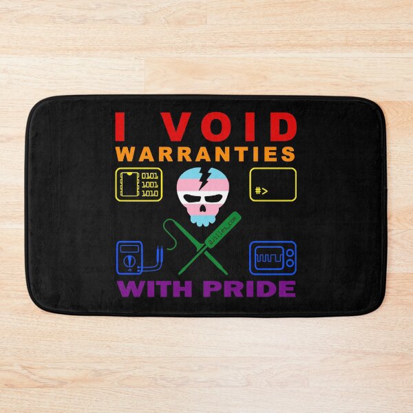 Item preview, I VOID WARRANTIES WITH PRIDE - LGBTI designed and sold by Jilles Groenendijk.